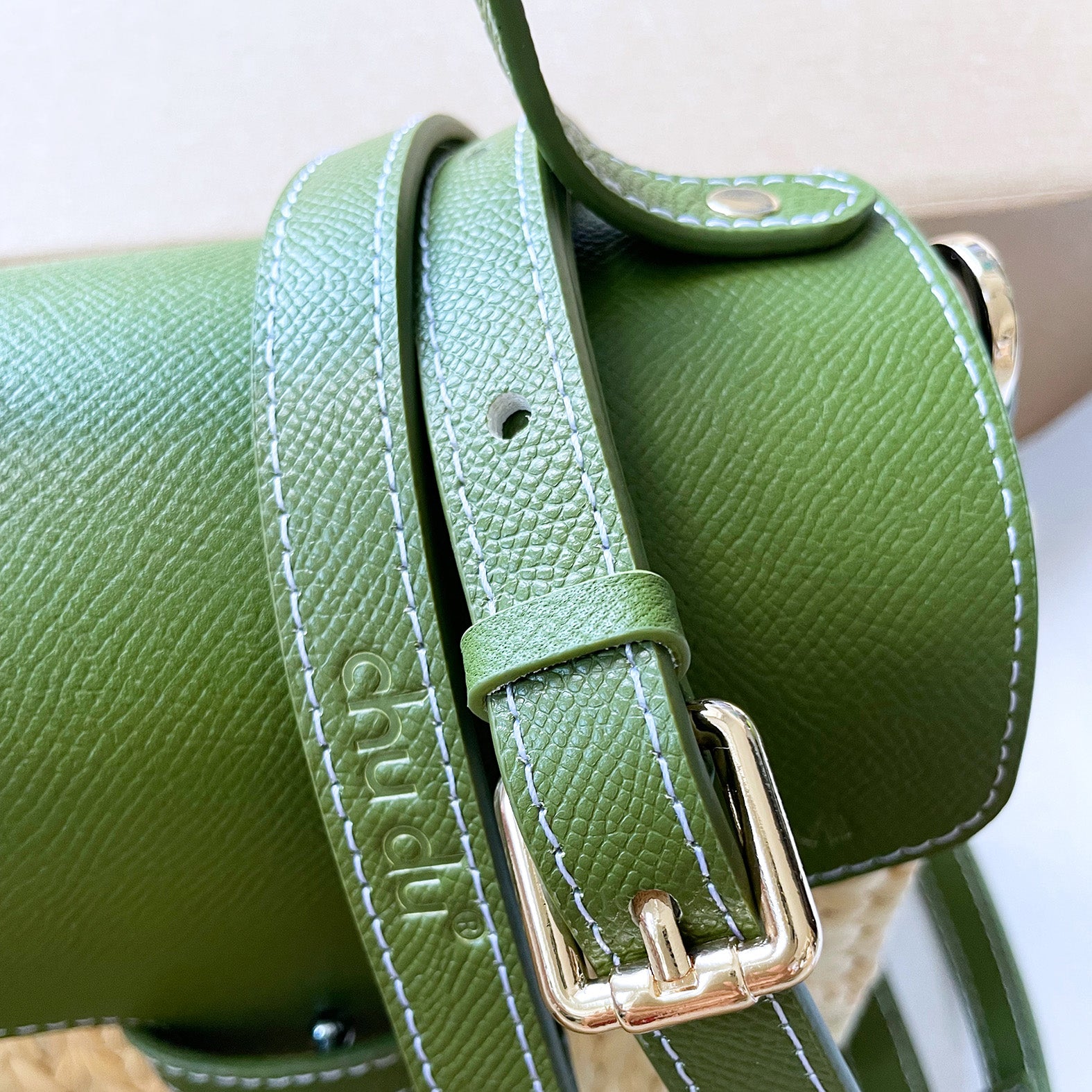 Eco-Friendly Hyacinth Tote – Handmade Straw Bag with Leather Handle | Unique Gift for Her | Small Little Joy