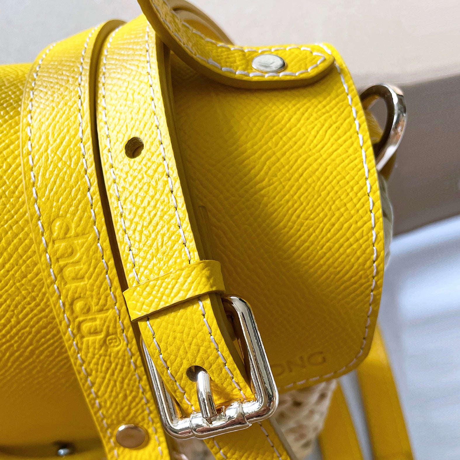 Eco-Friendly Hyacinth Tote – Handmade Straw Bag with Leather Handle | Unique Gift for Her | Small Little Joy