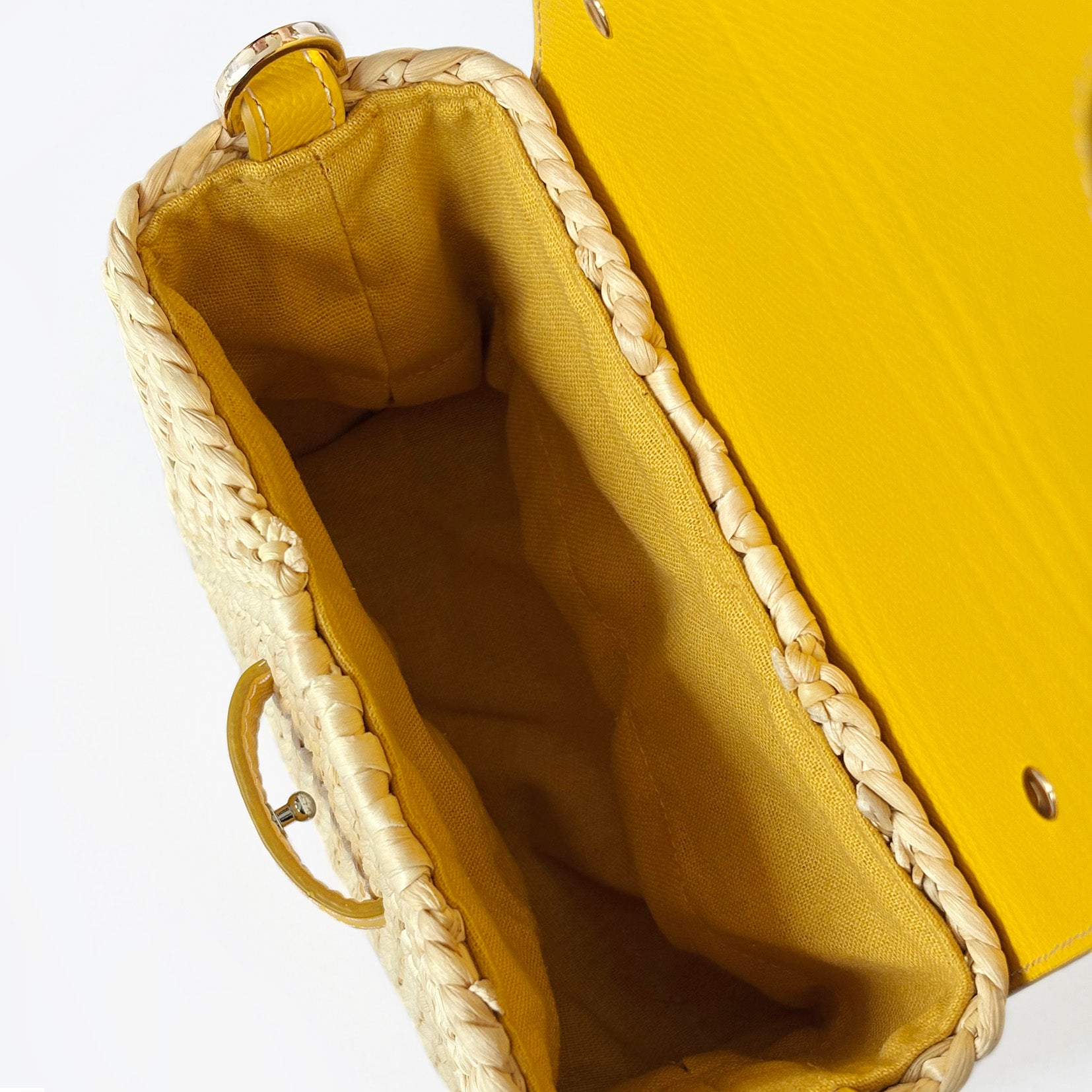 Eco-Friendly Hyacinth Tote – Handmade Straw Bag with Leather Handle | Unique Gift for Her | Small Little Joy