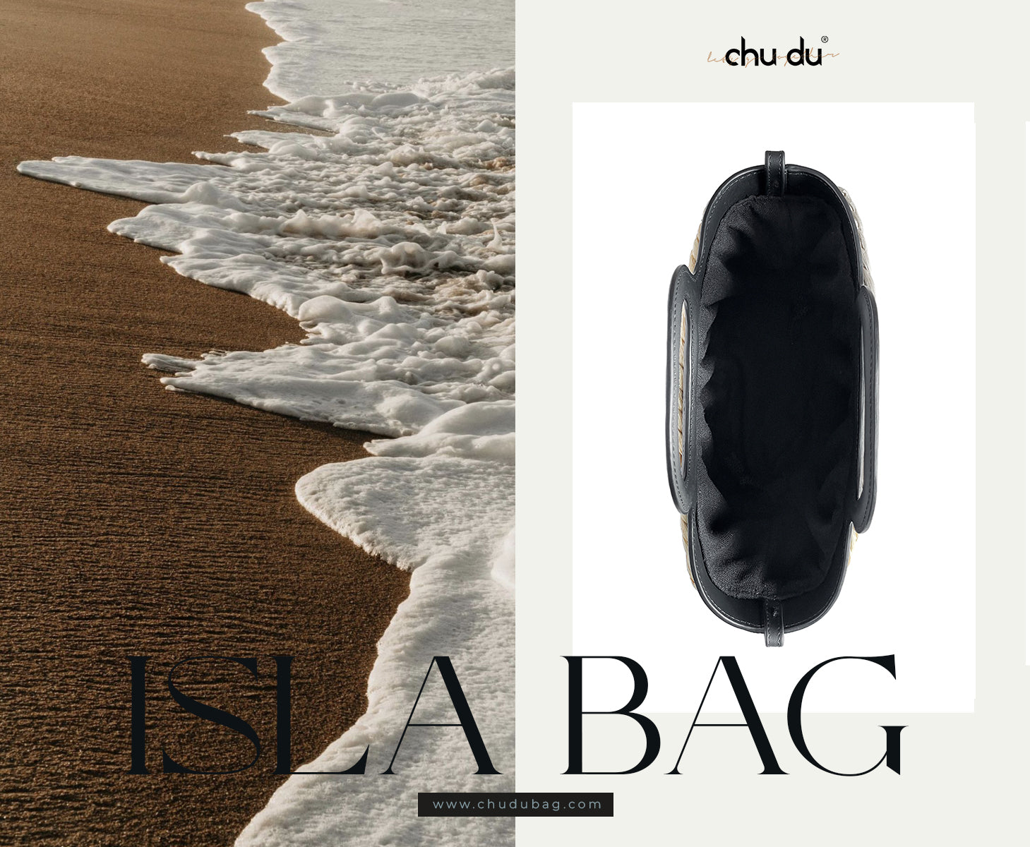 Handmade Isla Bag – Sustainable Water Hyacinth Shoulder With Cowhide Leather Strap For Women